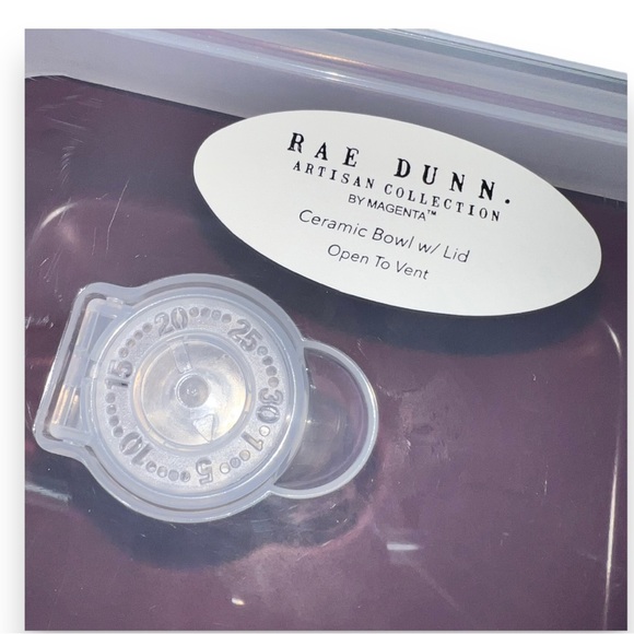 NEW Rae Dunn Red Ceramic Tupperware Thanksgiving Leftovers L 8” x W 5” x H 3” - Picture 3 of 10